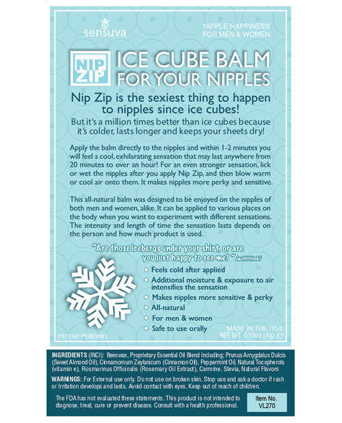 Nip Zip Ice Cube Nip Balm