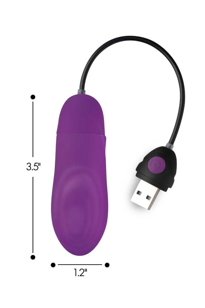 BANG - 7X Pulsing Rechargeable Silicone Bullet